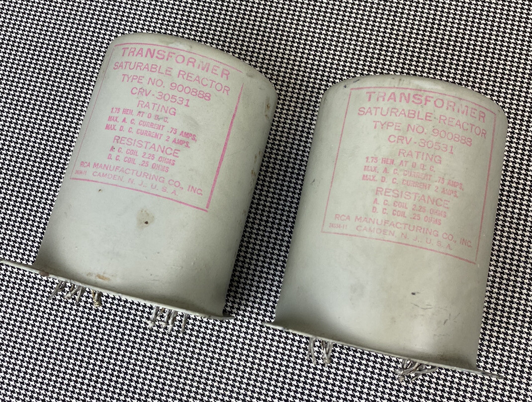 RCA SATURABLE TRANSFORMER TYPE 900888