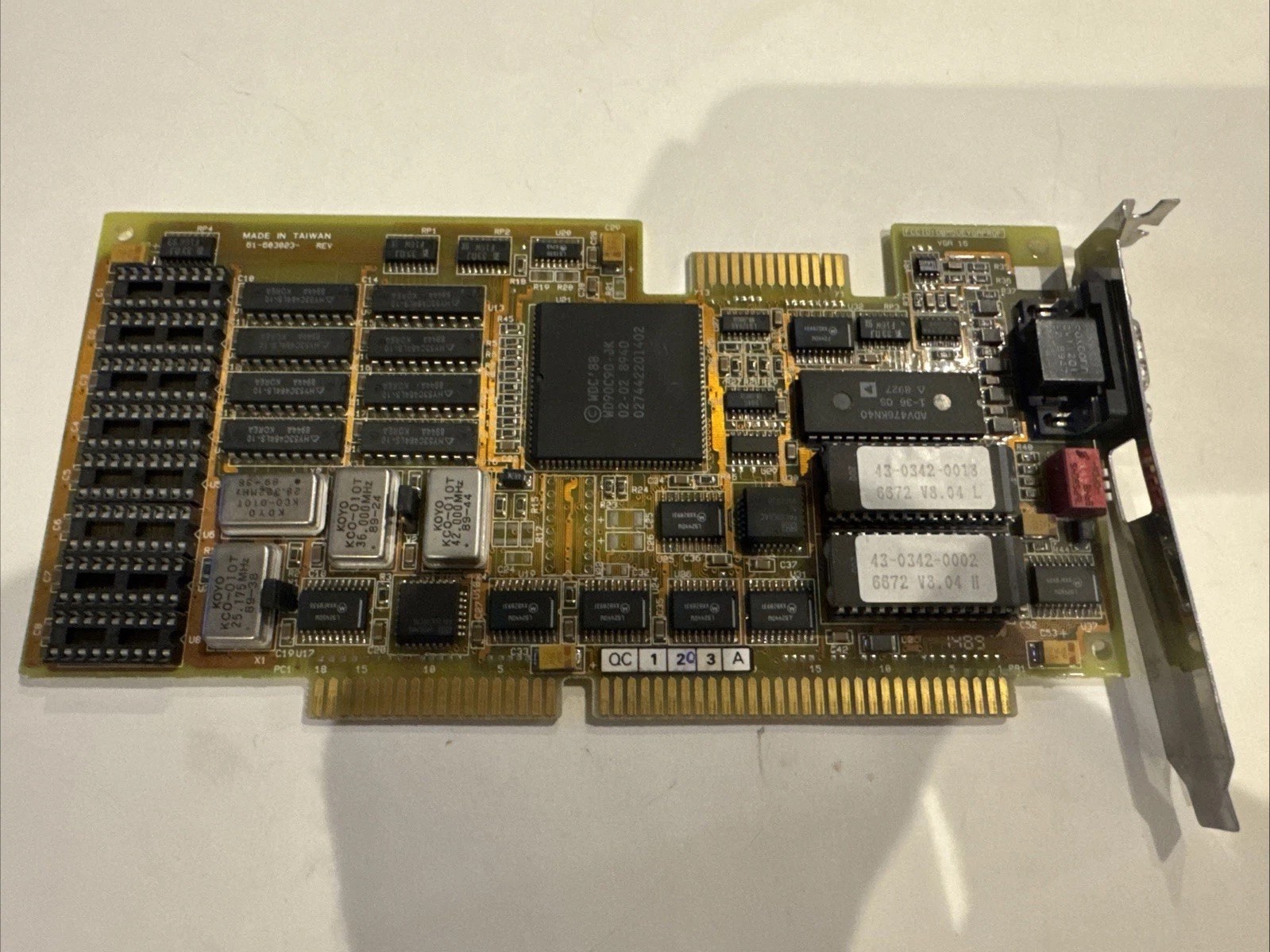 WESTERN DIGITAL ISA GPU WD90C90-JK RETRO VINTAGE RARE