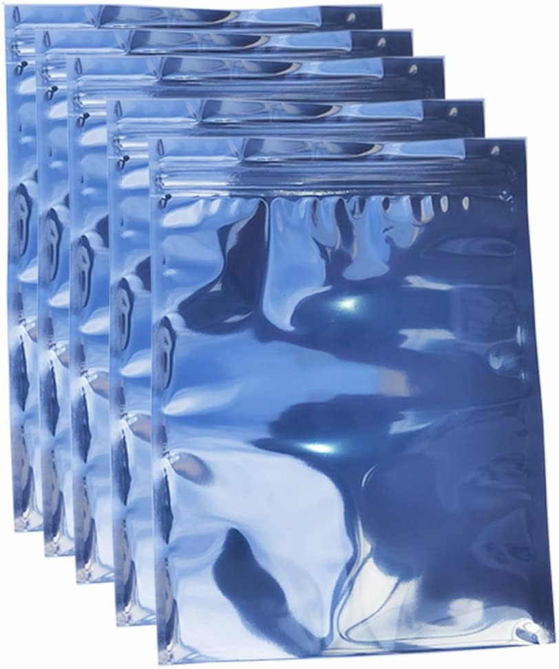 50PCS Anti Static Bags 5.9x7.8In, Resealable ESD Bags for Electronics