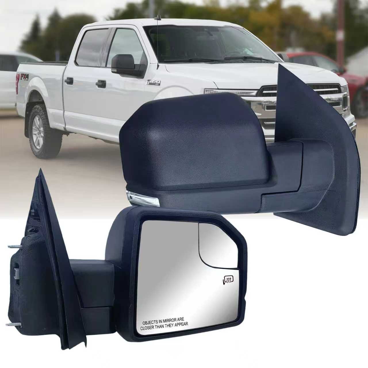 Passenger Right Side Mirror Power Heated With Lamp For 2015 to 2020 Ford F-150