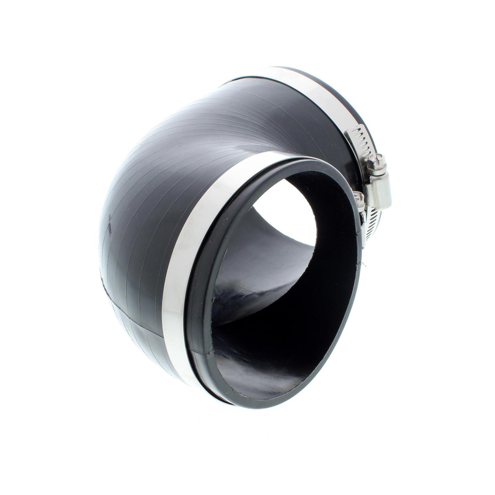 Performance 9781 Black 4 inch 90 Degree Silicone Reducer Coupler Boot