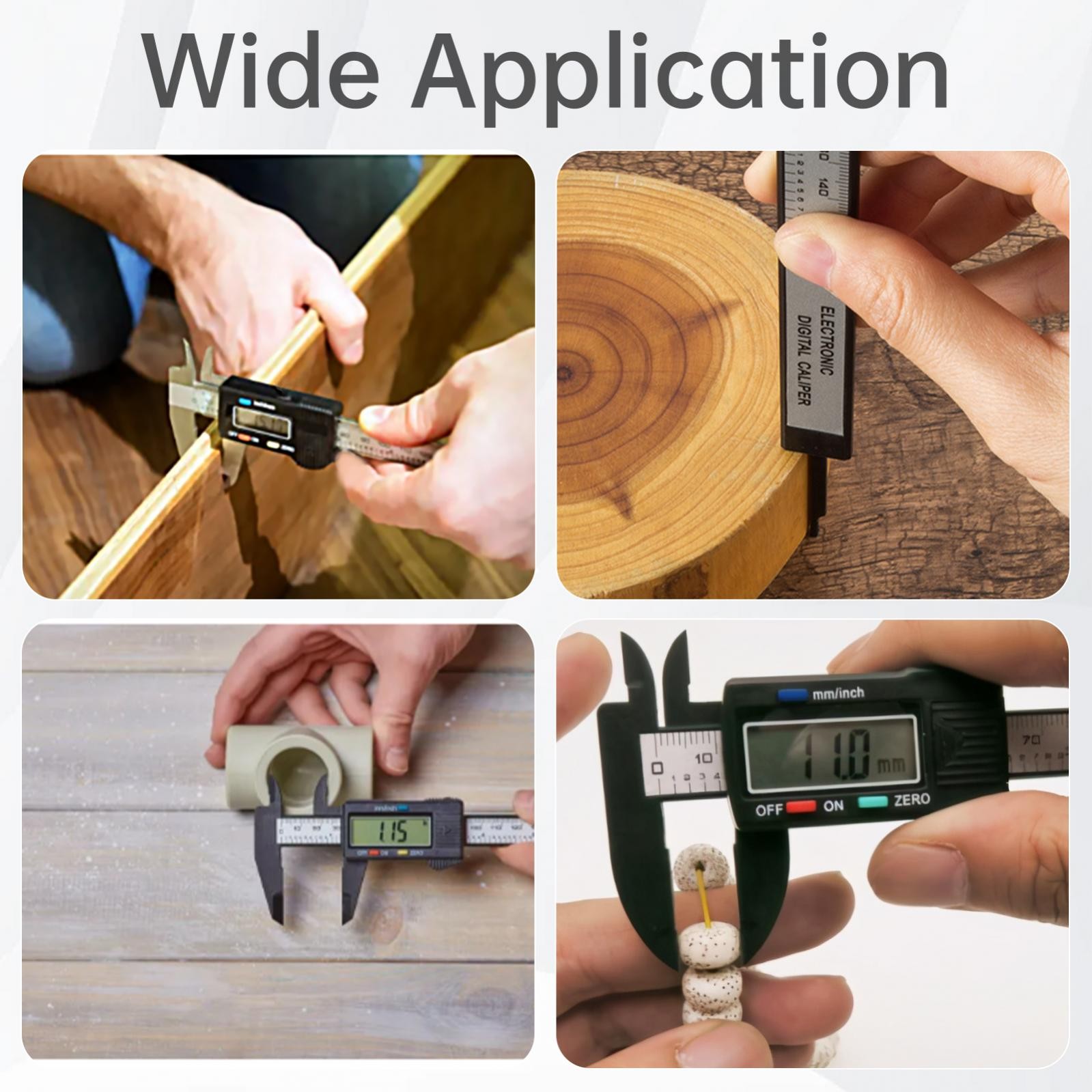 Digital Caliper LCD Screen Display 0-6 inch / 150 mm Electronic Measuring Tool