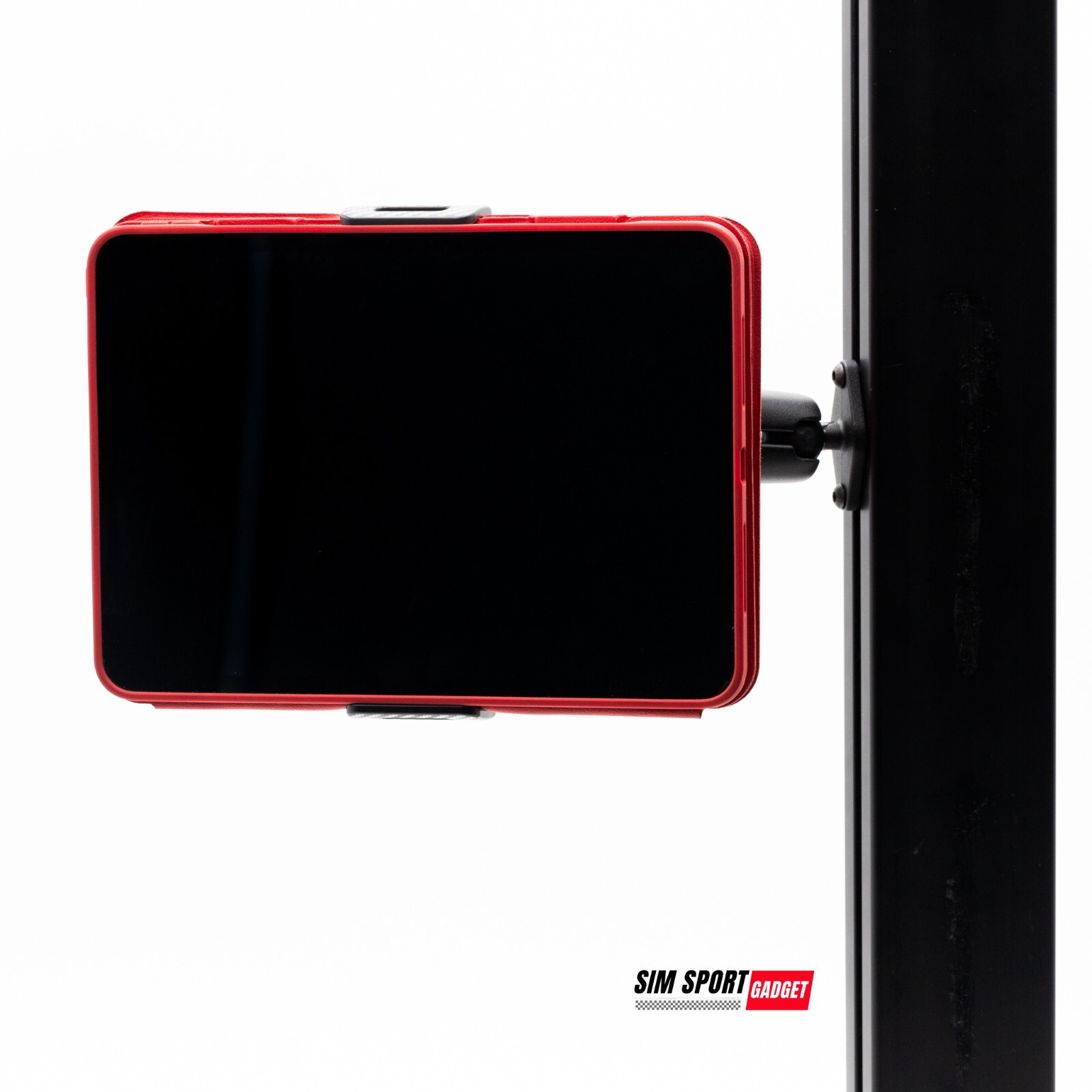 Heavy-Duty Tablet Holder for Sim Rig | Adjustable Swivel Mount | Sim Racing |