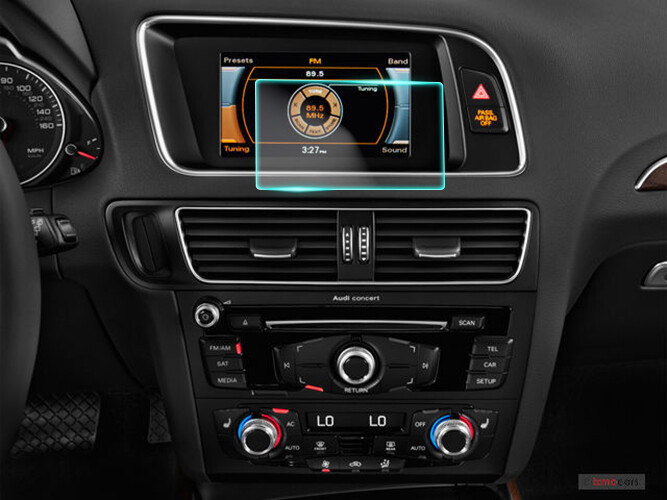 Crystal Clear Screen Protector for 2015 Audi Q5 Vehicle Navigation