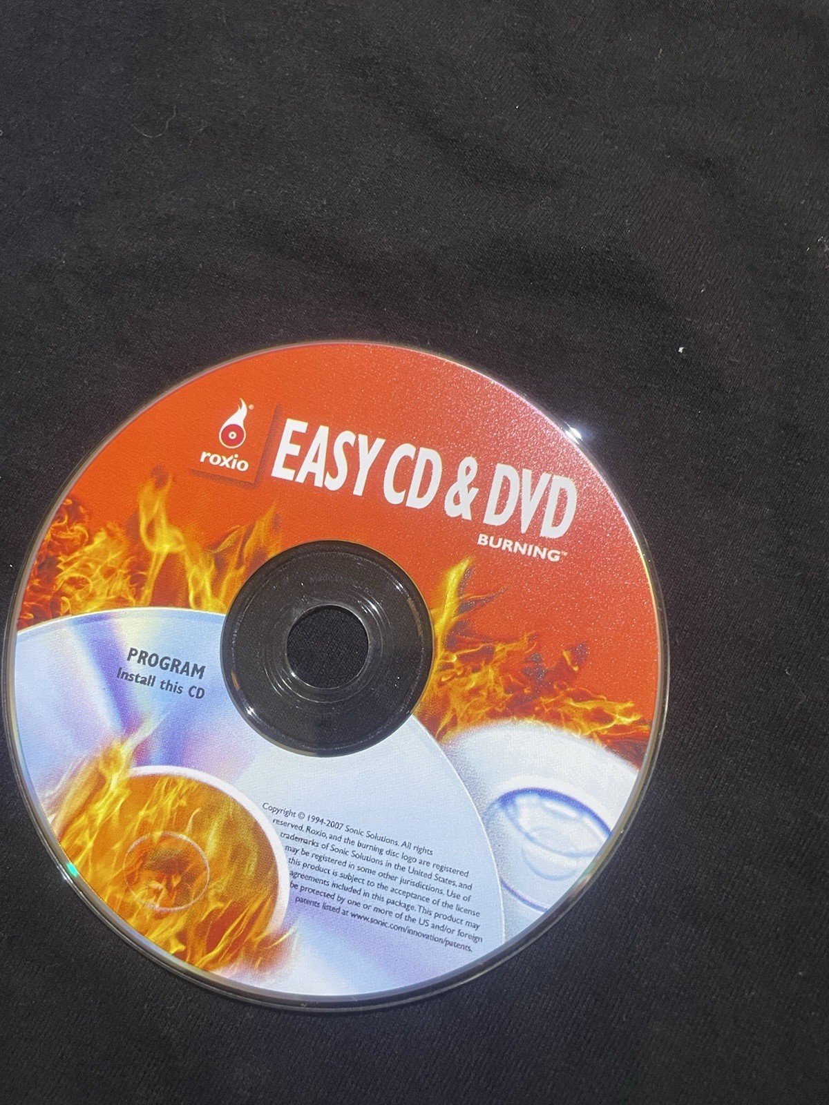 Roxio Easy CD and DVD Burning Software CD-ROM Disc 2007