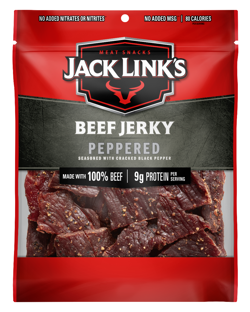 Jack Link's Beef Jerky, Peppered, 10 oz - Boldly Seasoned