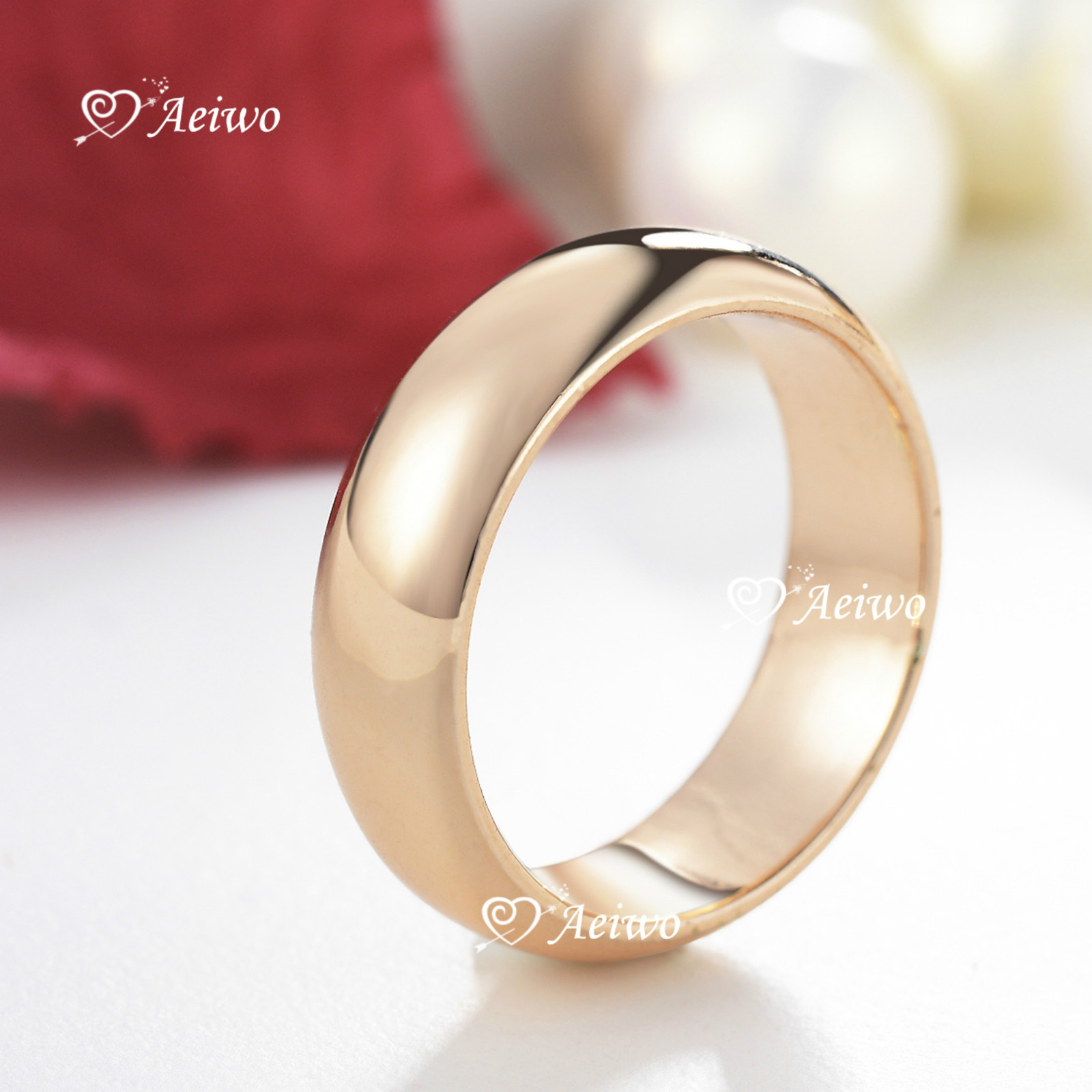 18K ROSE GOLD GF WEDDING BAND ENGAGEMENT RING SYDNEY STOCK