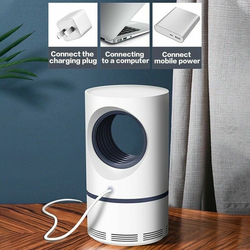 Electric Mosquito Insect Killer Lamp Zapper LED Light Fly Bug Trap Pest Control