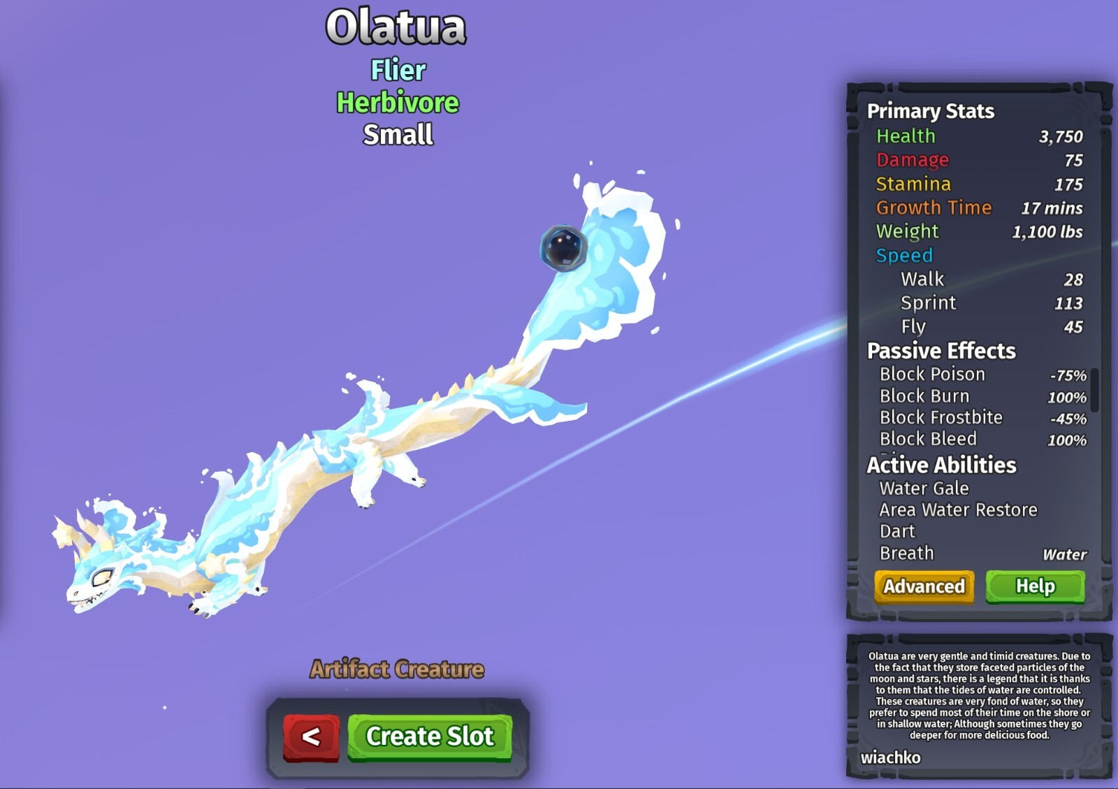 Olatua Species | Creatures of Sonaria | Roblox