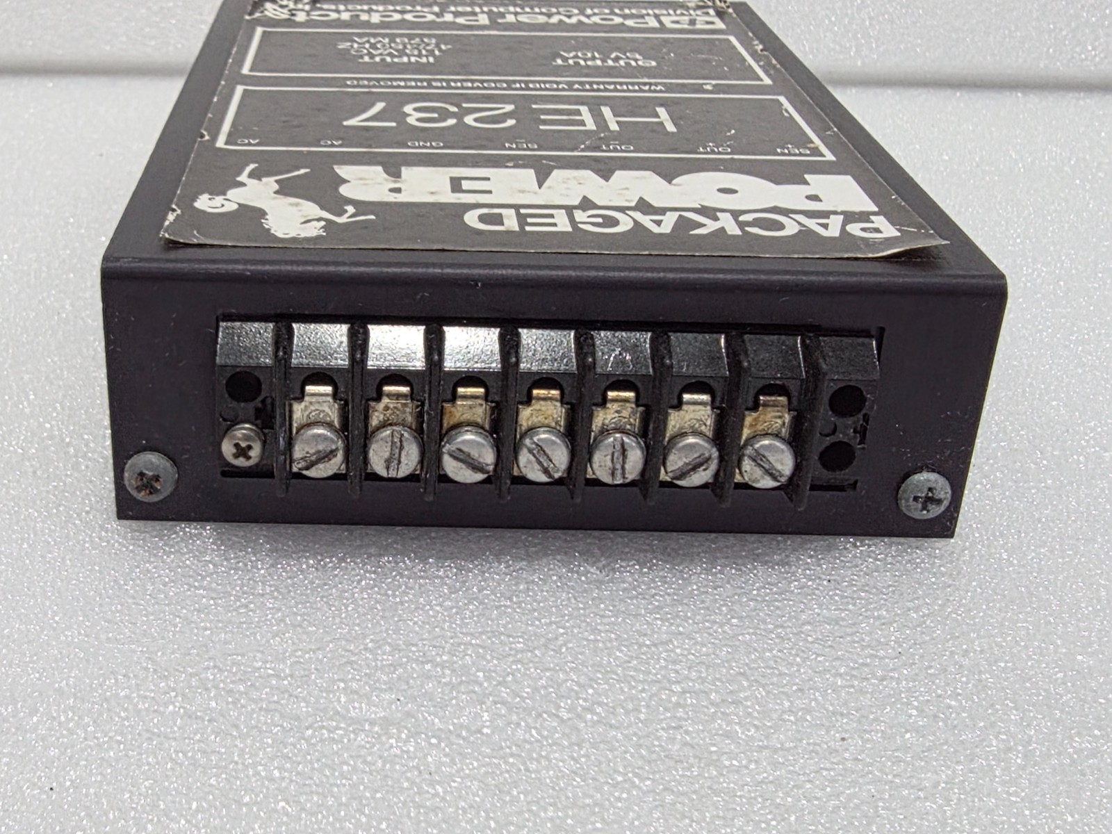 COMPUTER PRODUCTS POWER SUPPLY PACKAGED POWER HE237 (As-Is)