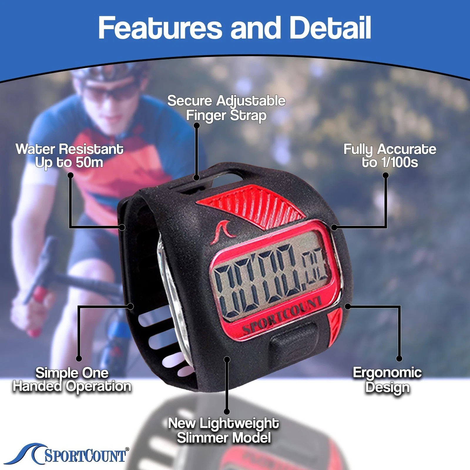 200 Lap Counter Timer - Waterproof Tracker for Swimming and Run...