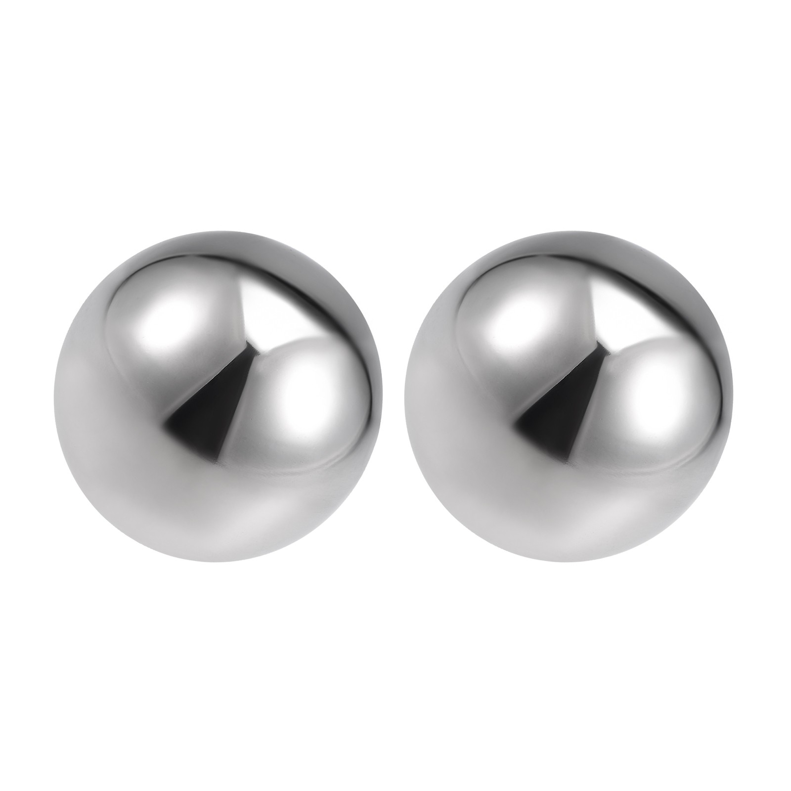 Hollow Cap Balls (63mm/2.48") 2Pcs, 304 Stainless Steel Decorative Balls