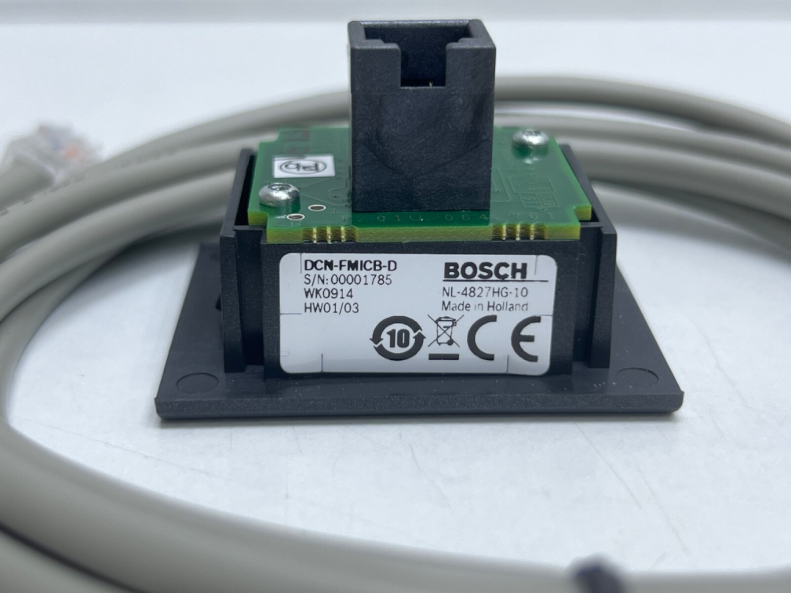 BOSCH DCN-FMICB-D FLUSH MICROPHONE CONTROL PANEL DARK