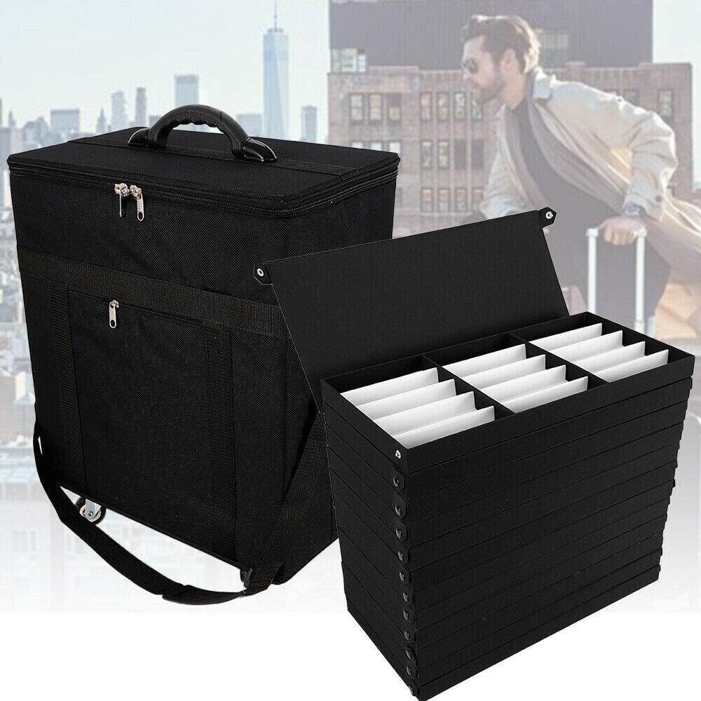 180 Slots Optical Glasses Case, Pull Rod Box, Eyeglasses Display Organizer