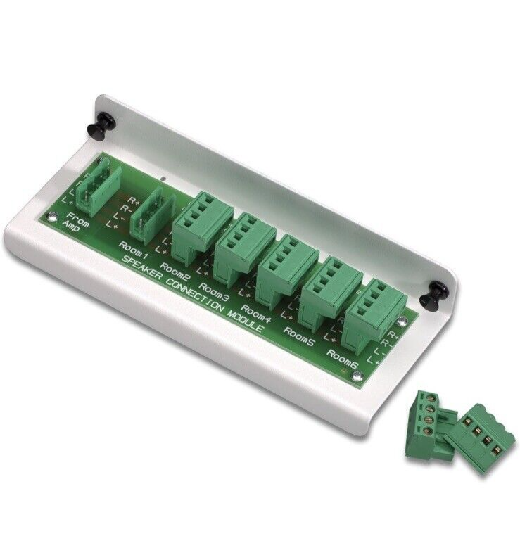 💥Leviton 48211-6A 1X6 Passive Audio Speaker Connection Module White