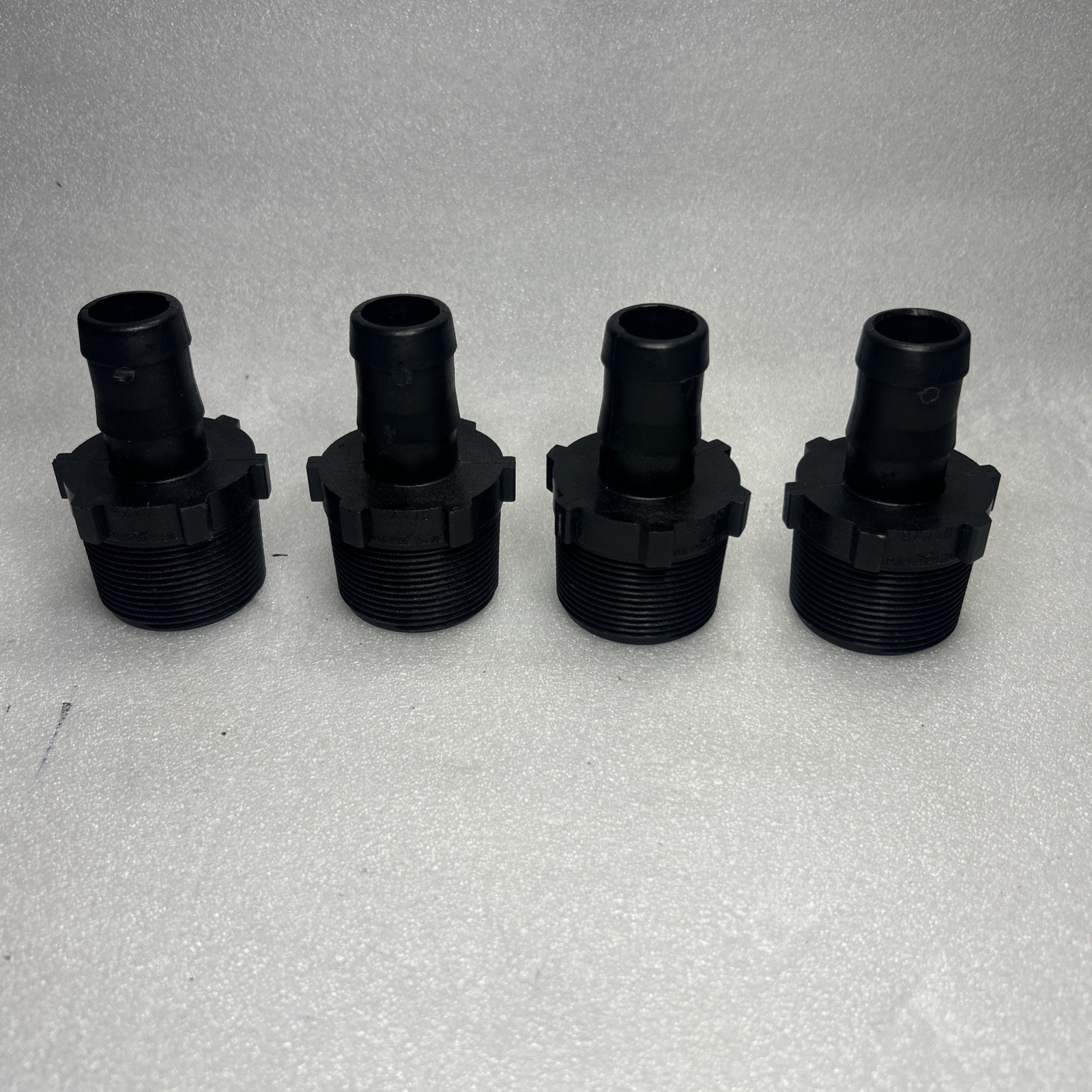Banjo HB150-100 Polypropylene Hose Fitting, Adapter, 1-1/2" NPT Male x 1" Barbed