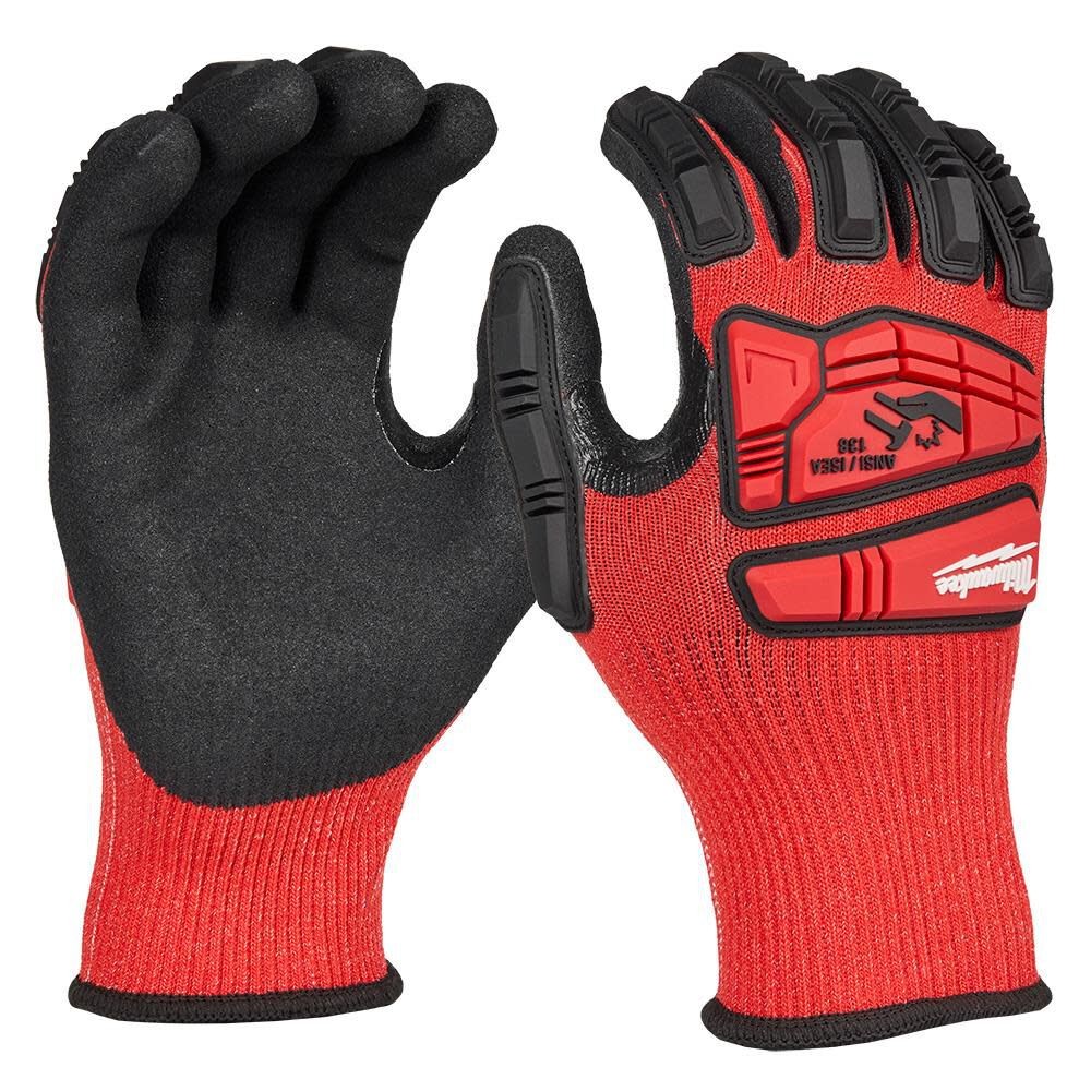 Milwaukee Impact Cut 3 Nitrile Dip Glove Xxl
