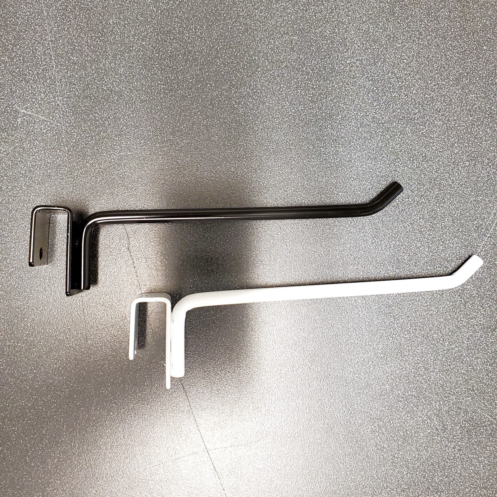 Reeve S-V230 6" Metal Hangrod Retail Display Bracket Hook - White OR Black NEW!
