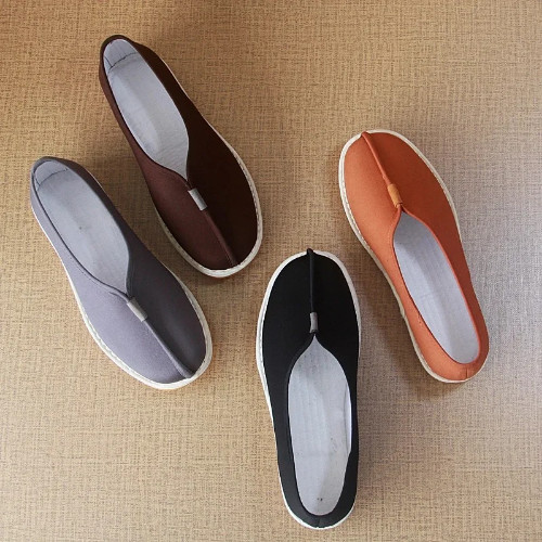 4Colors Chinese Style Old Beijing Cloth Shoes Taoist Shoes Cosplay Kungfu Shoes