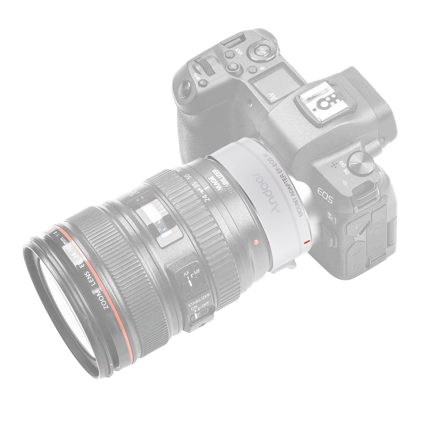 Andoer EF-EOSR Auto Focus Camera Lens Ring Electronic Aperture Control M8C9