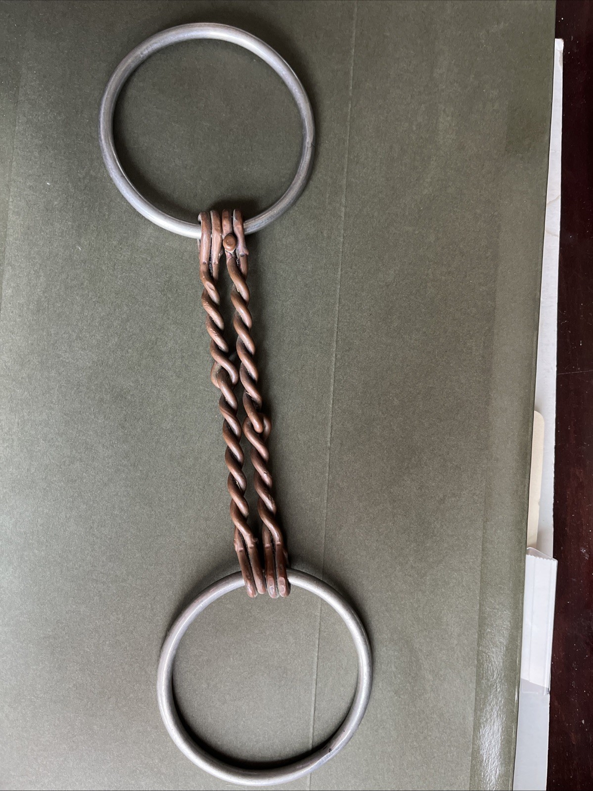 Loose Ring Copper  Double Twisted Wire 5 1/2”