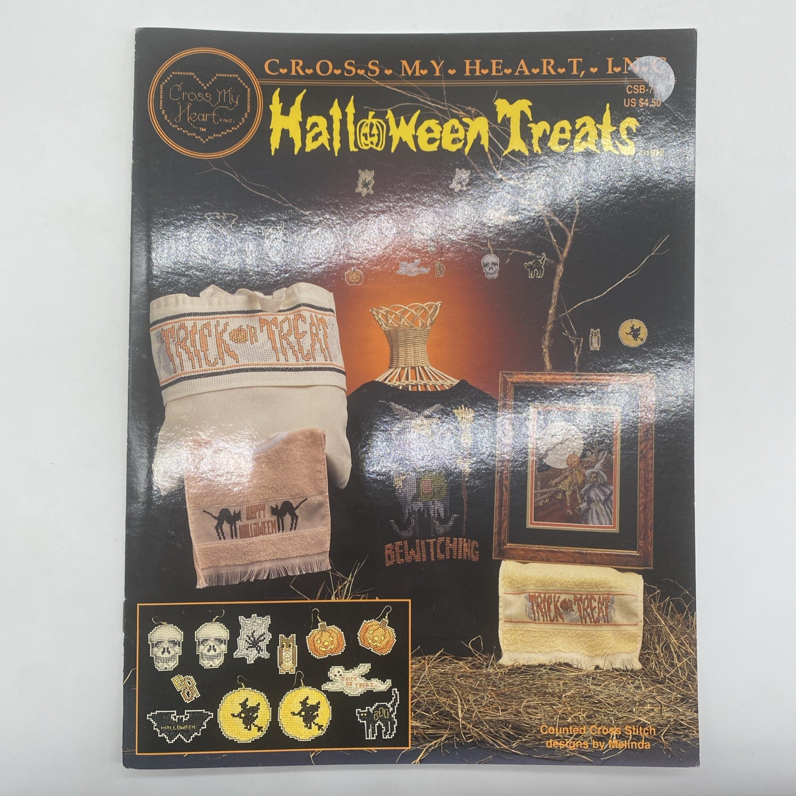 Cross My Heart Halloween Treats Cross Stitch Pattern Booklet
