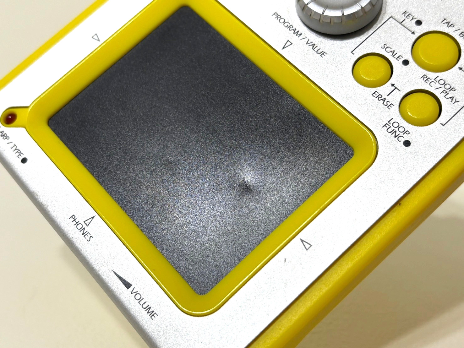 Korg KO-1 Kaossilator Dynamic Phrase Synthesizer Yellow From Japan