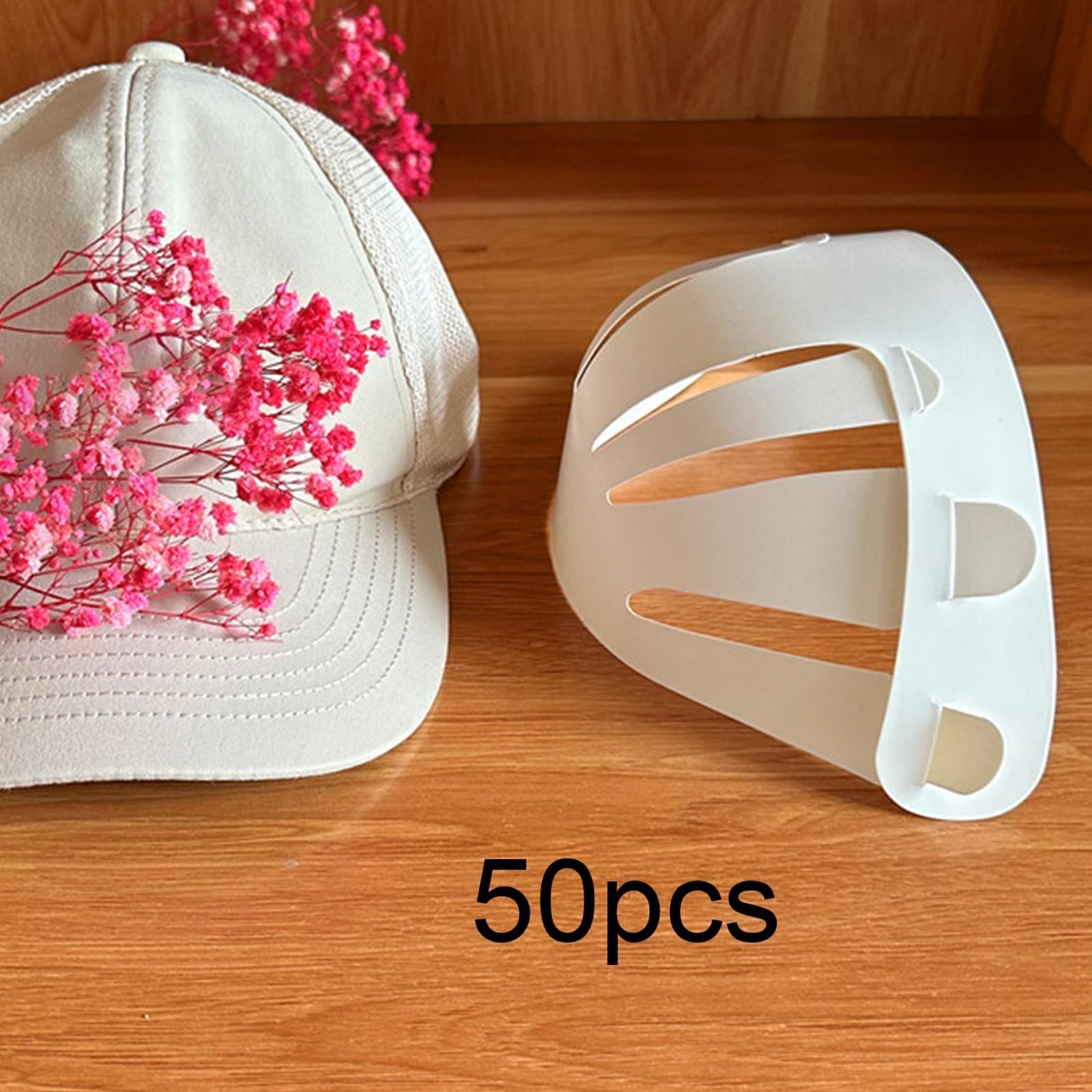 50x Baseball Cap Inserts Convenient Maintaining Shape Universal Cap Inner Liners