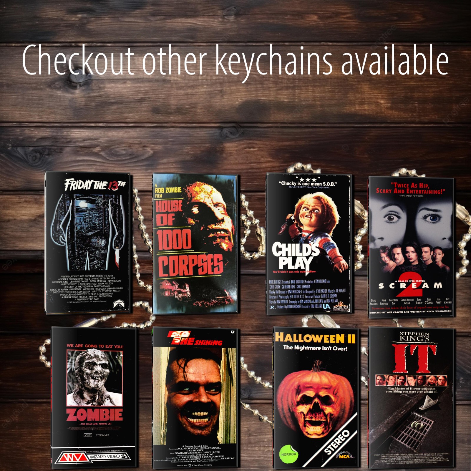 The Evil Dead VHS Keychain