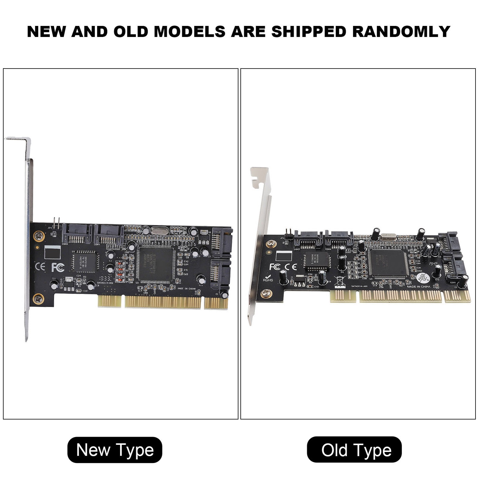1 PCI 4 Port Fast Controller Card For Configuration NEW