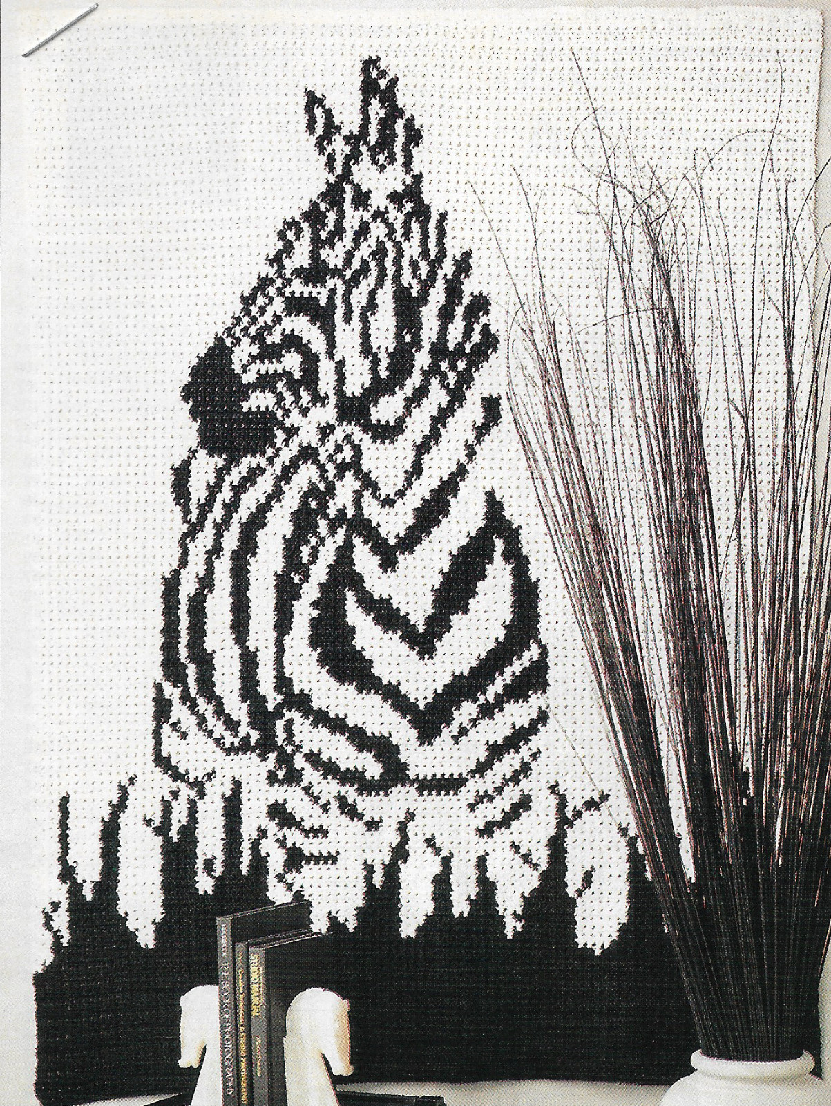 Zebra Afghan crochet pattern instructions