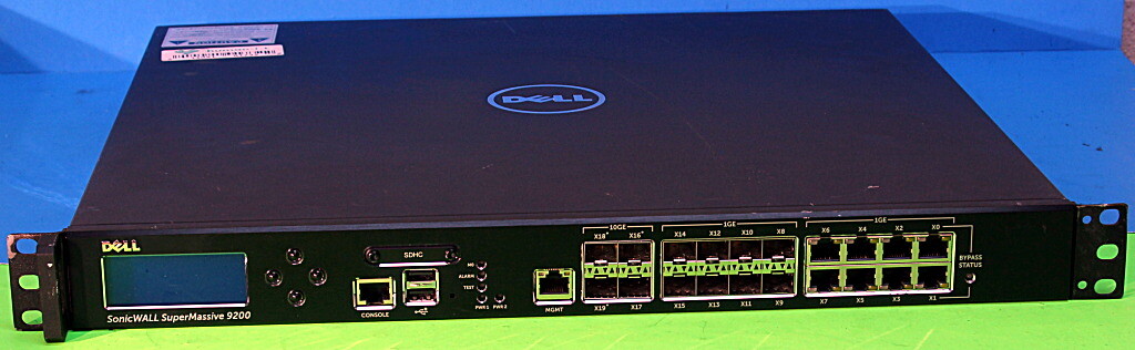 Dell Sonicwall Supermassive 9200 1RK28-0A6 Already Registered Qty