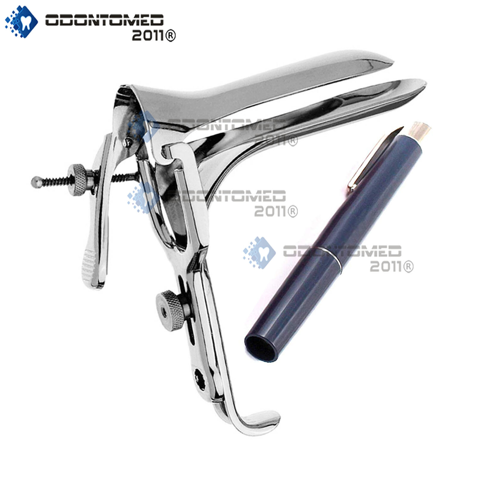 Graves Vaginal Speculum Medium w/Light Blue Ob/Gyneclogy Instruments