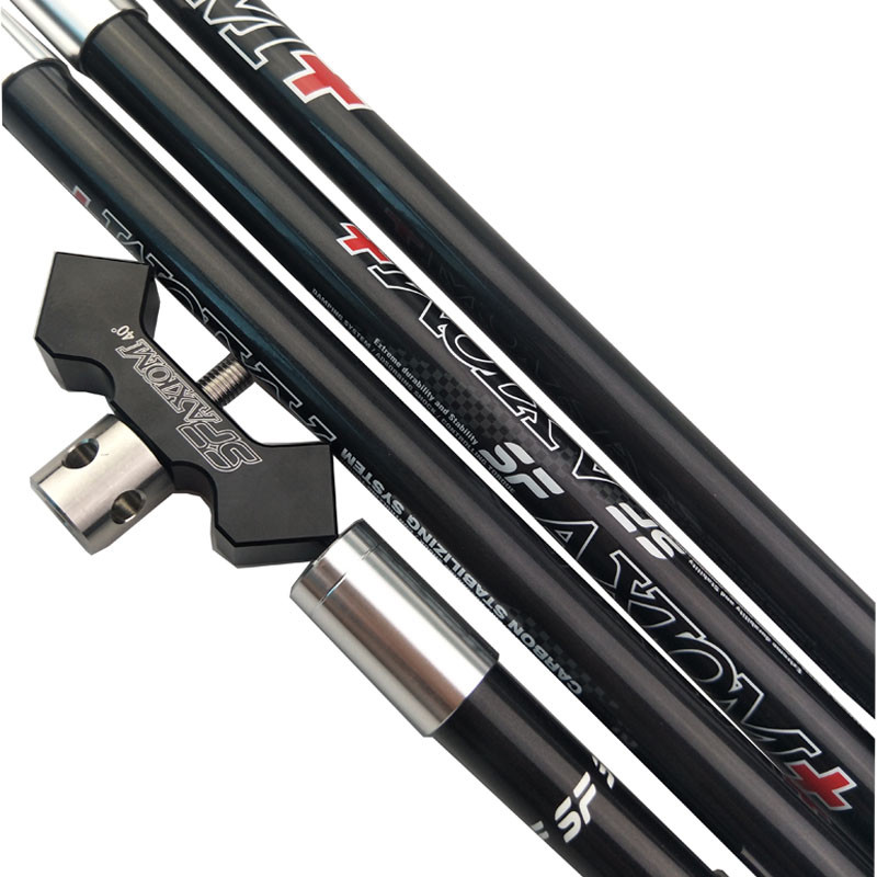 Balance Rod Extend V-Bar Archery Recurve Compound Bow Carbon Stabilizer Set