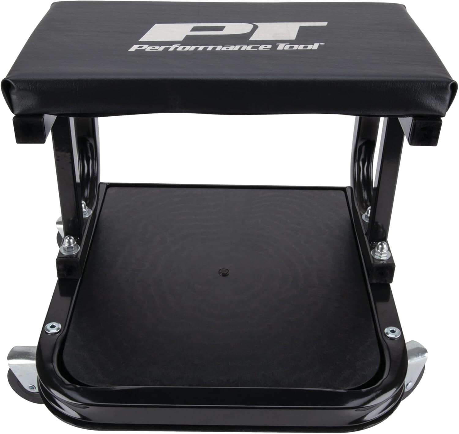 Wilmar Performance Tools Heavy Duty C-Frame Creeper Seat with Tool Tray W85007