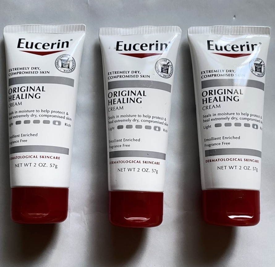 Eucerin Original Healing Cream Extremely Dry Skin 2oz (3 Pack)