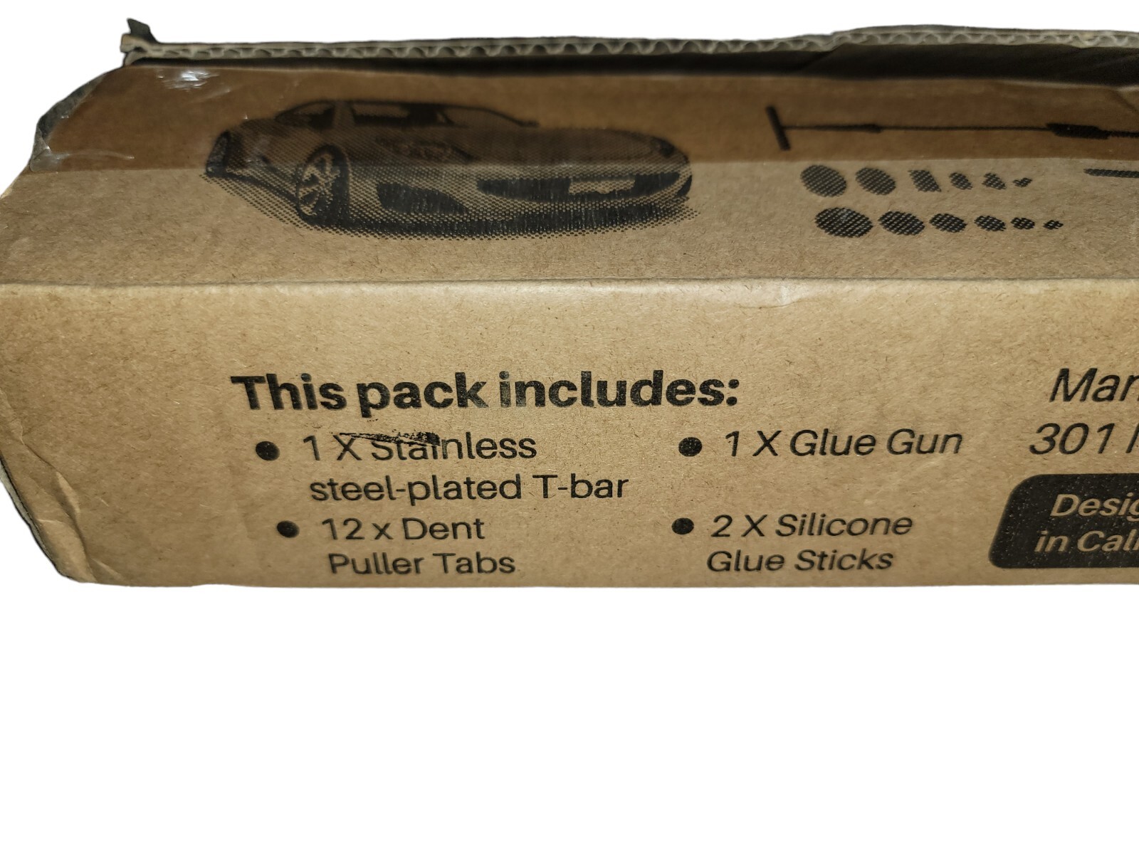 Fixident PDR Car Dent Remover Tool Kit Paintless Repair Hail Damage Puller Tabs