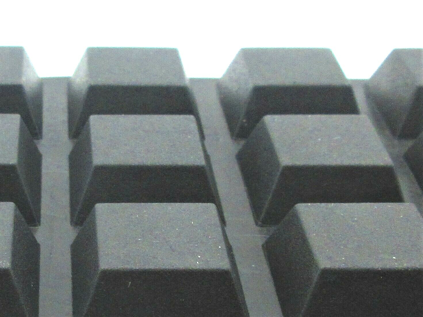 Square Rubber Feet for Electronics 3/4" X 5/16" H 3M Adhesive Back 12 pack