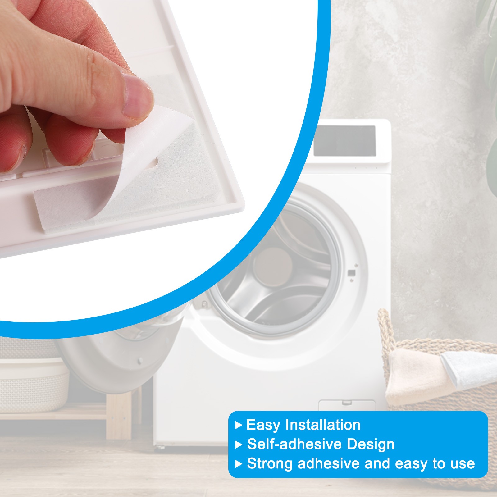 6"x6" Self-Adhesive Access Panel ABS Plumbing Access Doors White 160x160mm