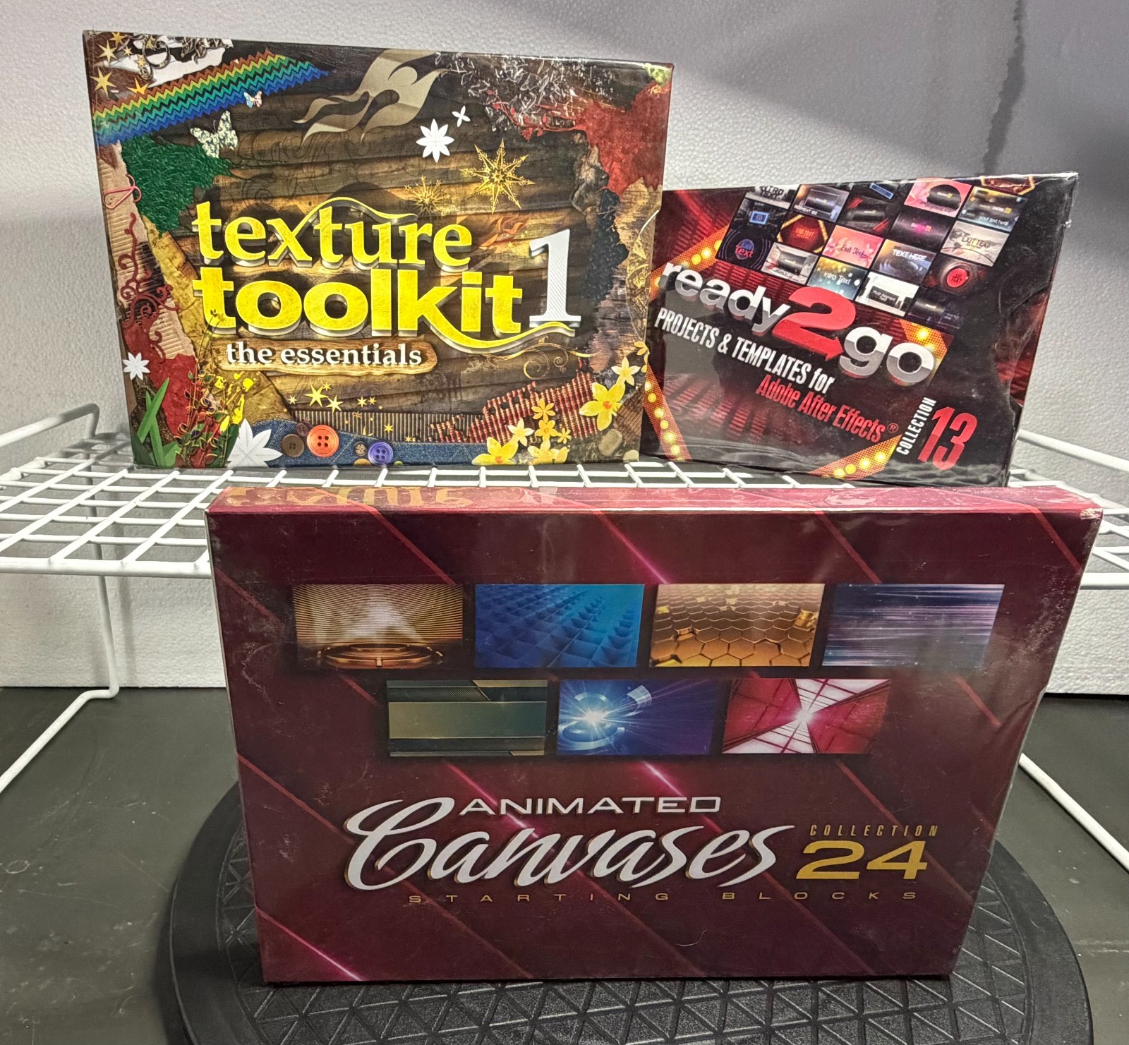 Digital Juice - Ready2Go 13 for Adobe, Texture Toolkit 1, Animated Canvases 24