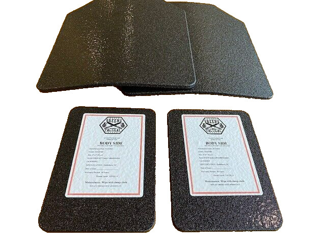 10x12 Curved plates (set)  & set of side plates.  Made Of AR500 Steel---  LVLIII