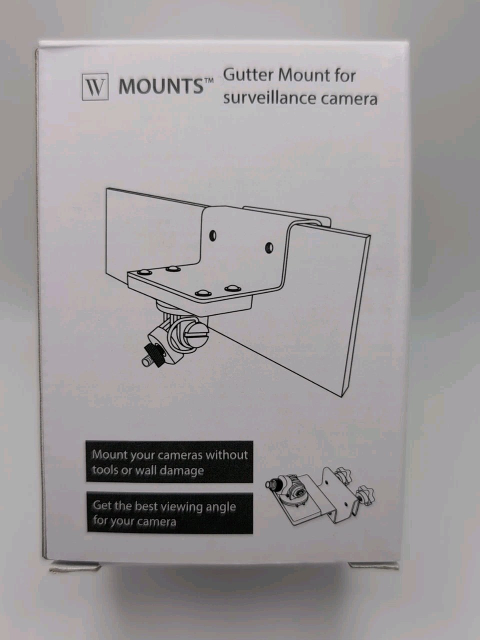 Wasserstein x1 Gutter Mount For Ring, Arlo, Blink, & Nest Cameras - NEW