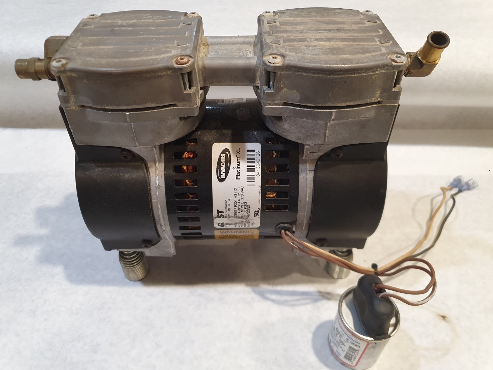 Gast 82R Compressor WOB-L Pond Aeration, Vacuum Pump REBUILT UNIT, Dental Ozone