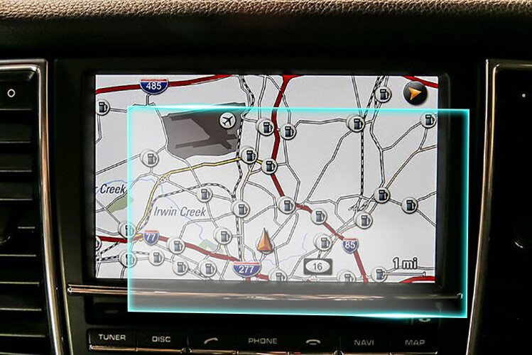 Crystal Clear Screen Protector for 2011 Porsche Panamera Vehicle Navigation