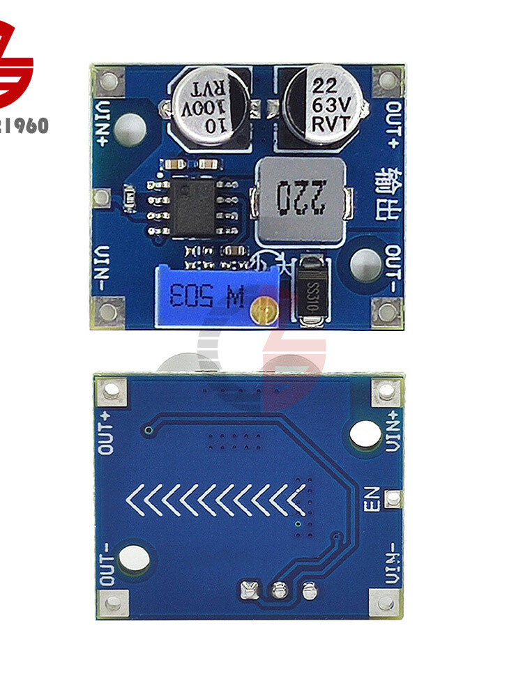 Mini DC-DC Step-Down Power Module Buck Converter 5-80V to1-62V Adjustable 1.5A