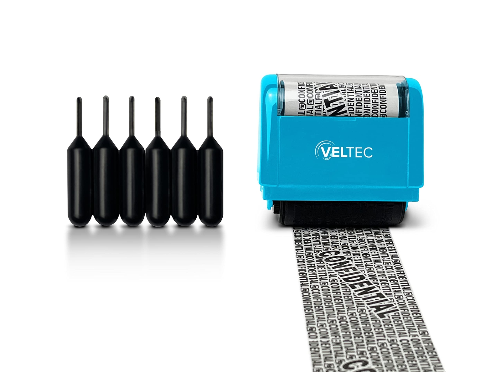 Premium Identity Theft Prevention, Confidential Guard Roller Stamp, Address B...