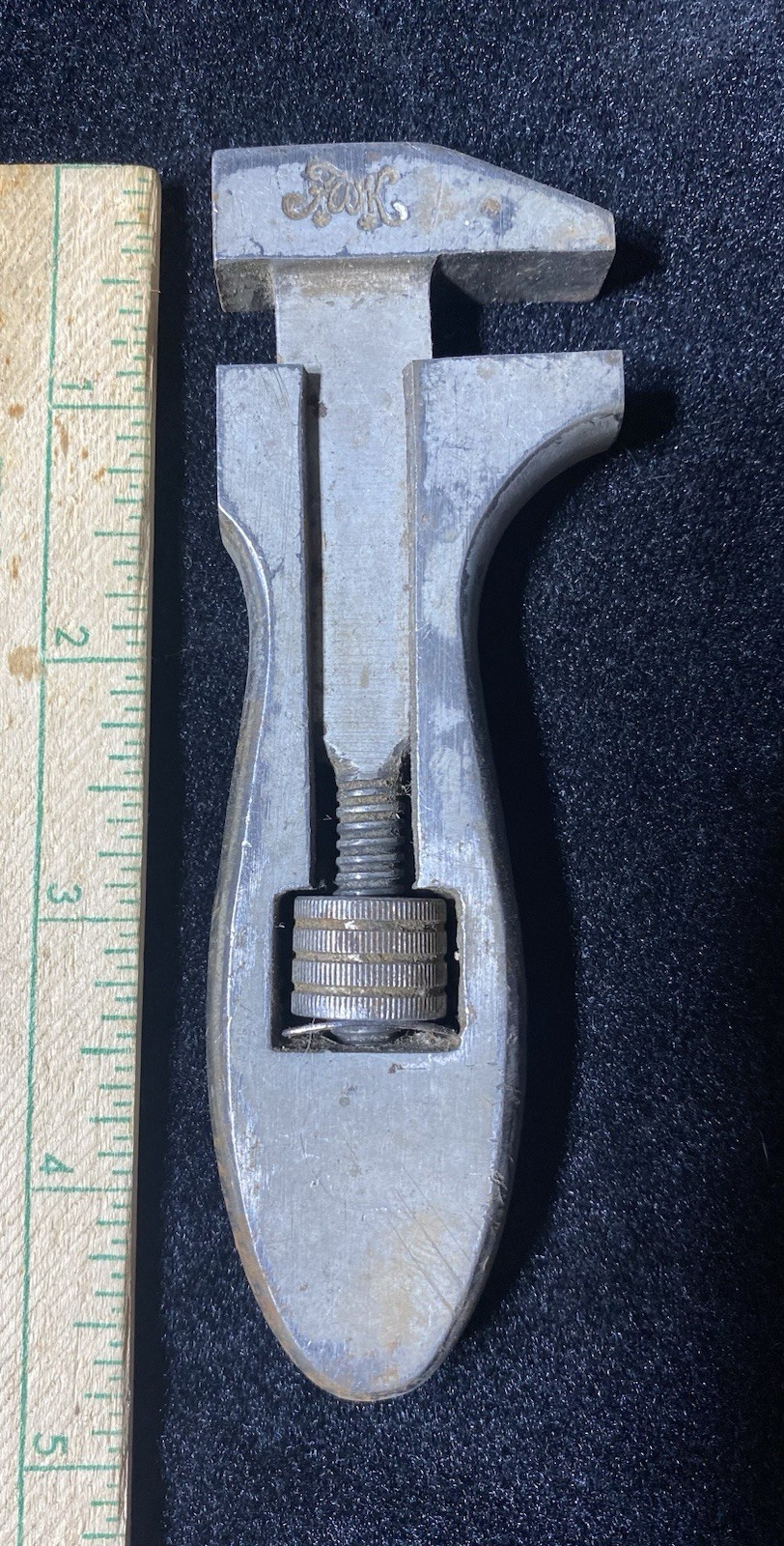 FWK Adjustable Steel Machinist Spanner Wrench Vintage Tool
