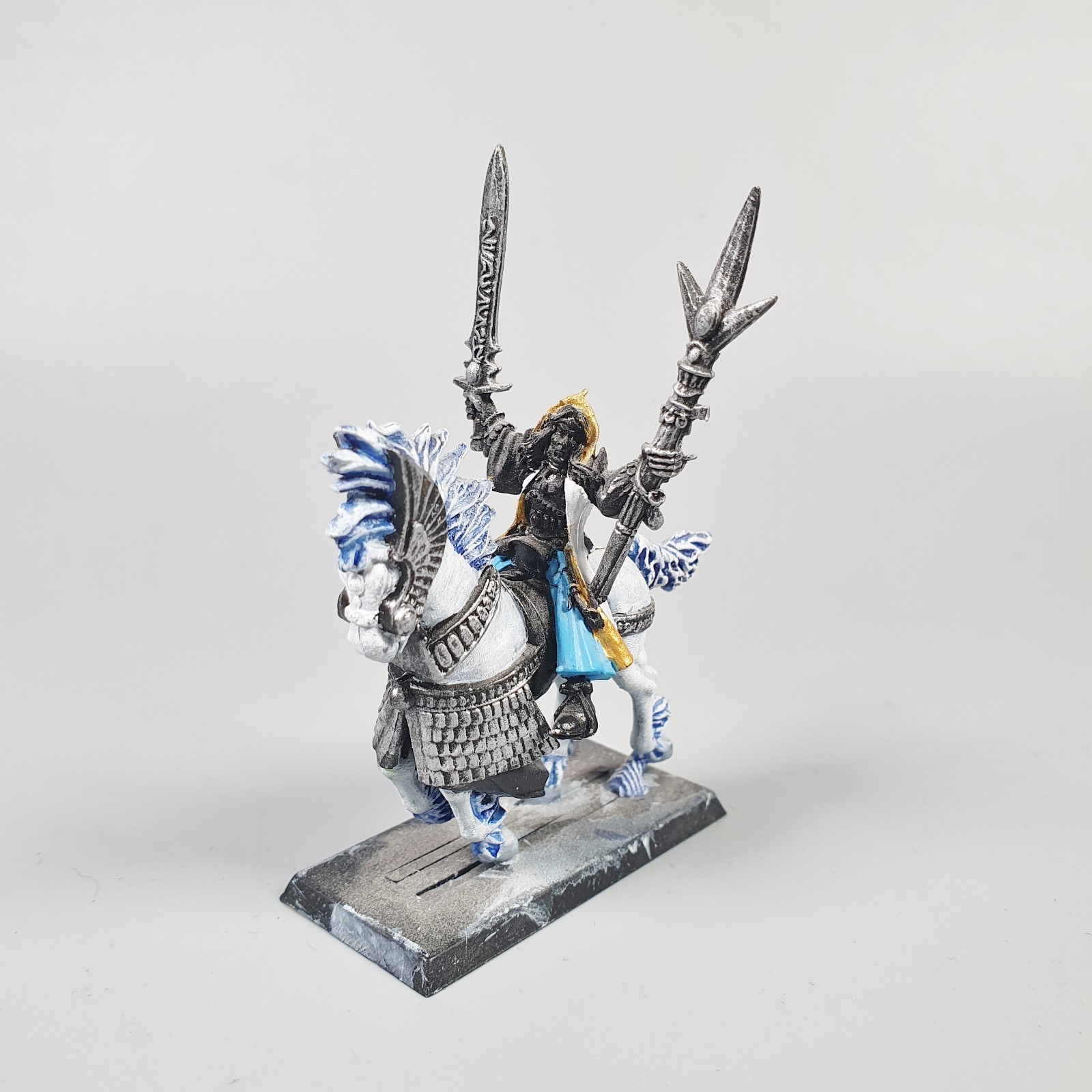 High Elves Mounted Mage Hero Part Painted - OOP - Warhammer Fantasy - High Elf