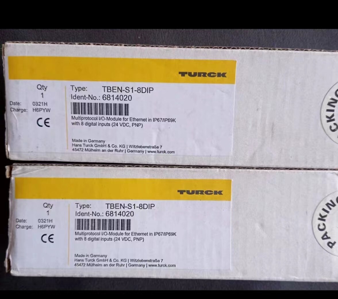 1 PCS ALL New TURCK TBEN-S1-8DIP Module  IN BOX
