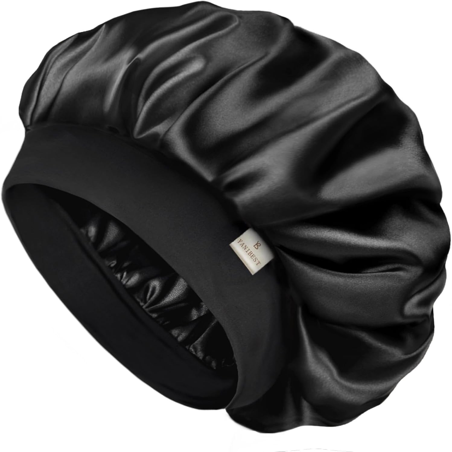 Bonnet for Men Hair Bonnet for Sleeping Double Layer Satin Bonnets for Black Wom
